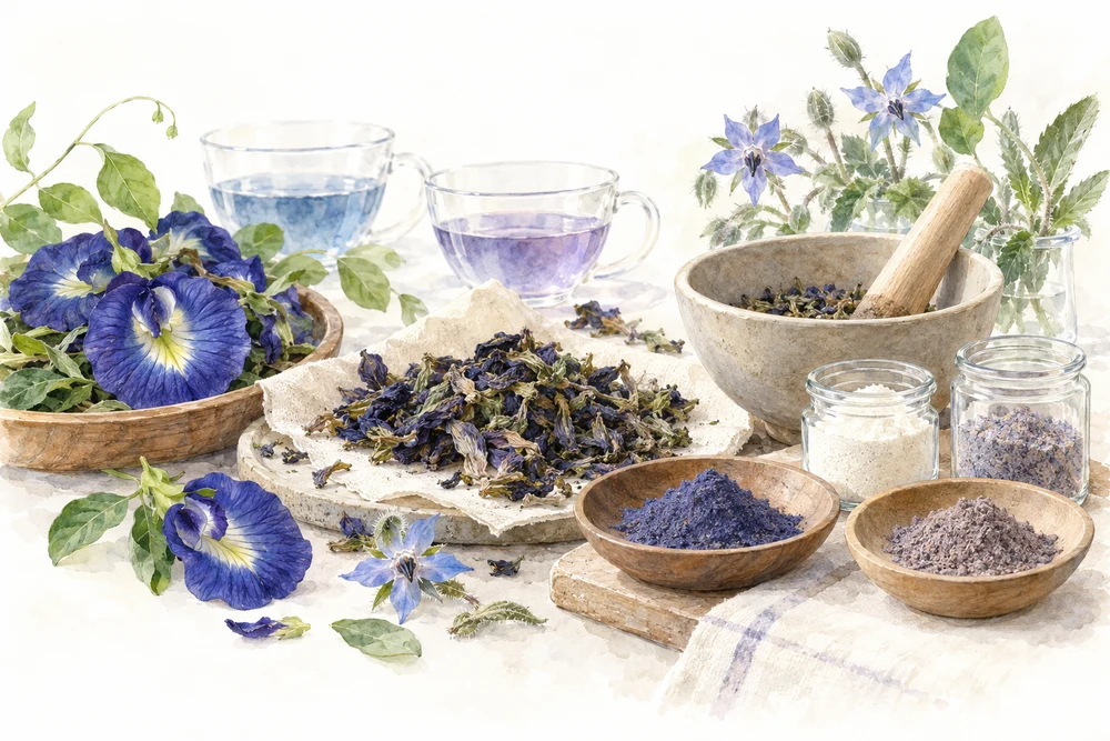 お茶をいれた後の花にも、使い道はある？の研究テーマを表す挿絵
